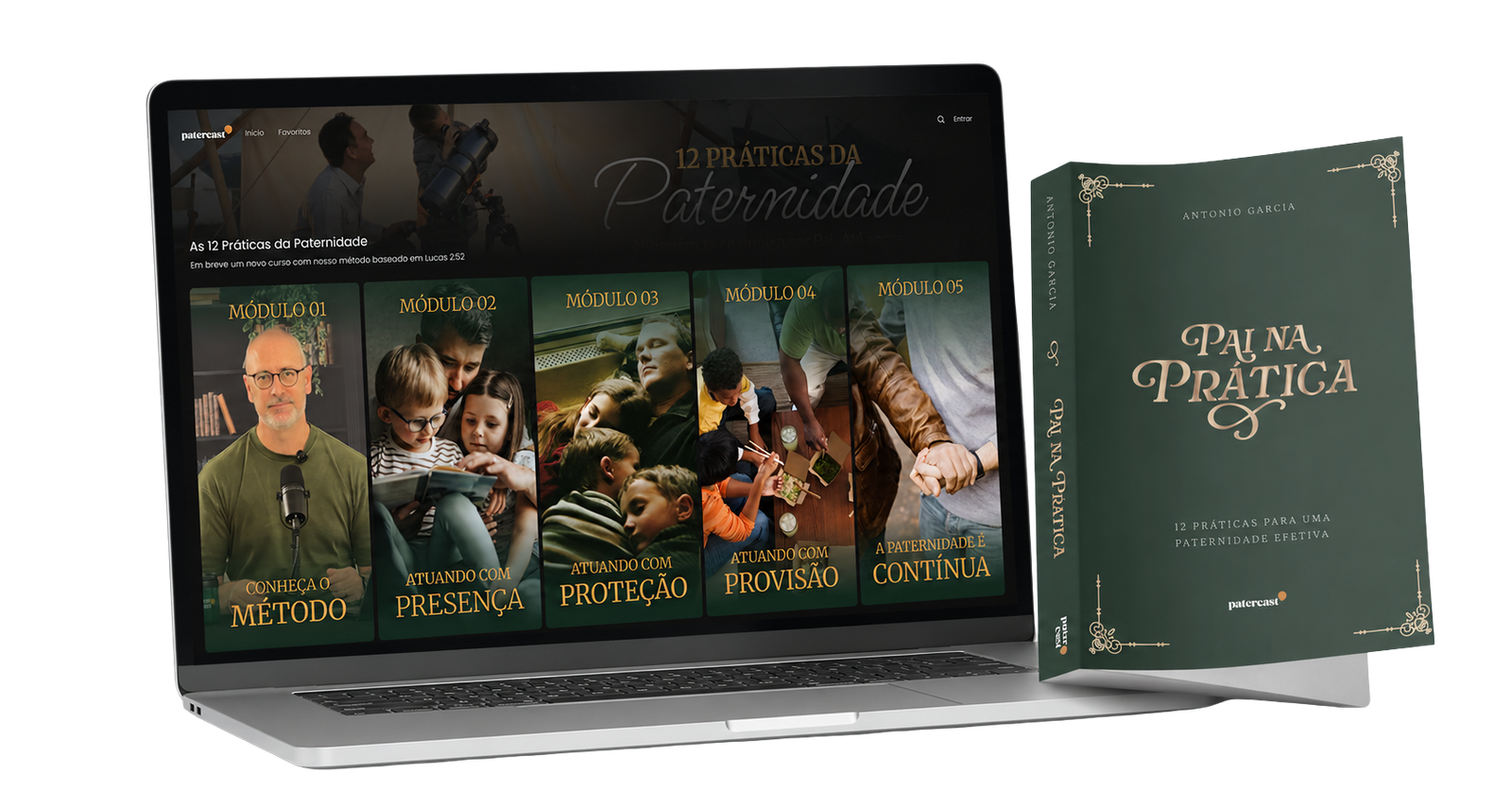 Combo livro Pai na Prática e curso 12 Práticas da Paternidade